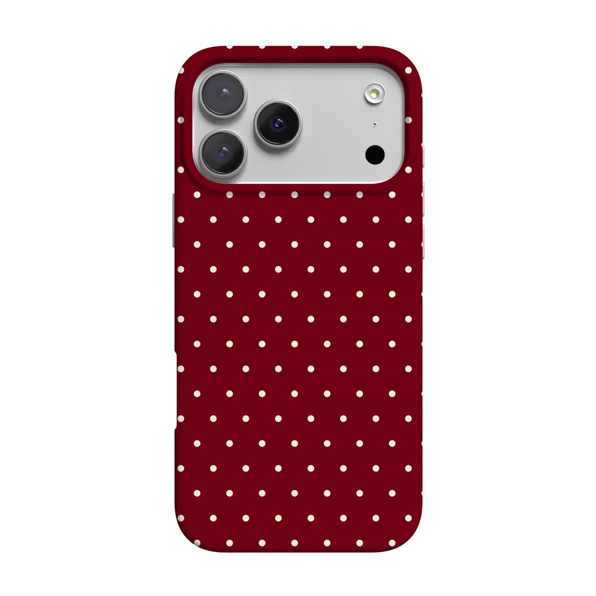 Phone case with red polka dot pattern for iPhone all models