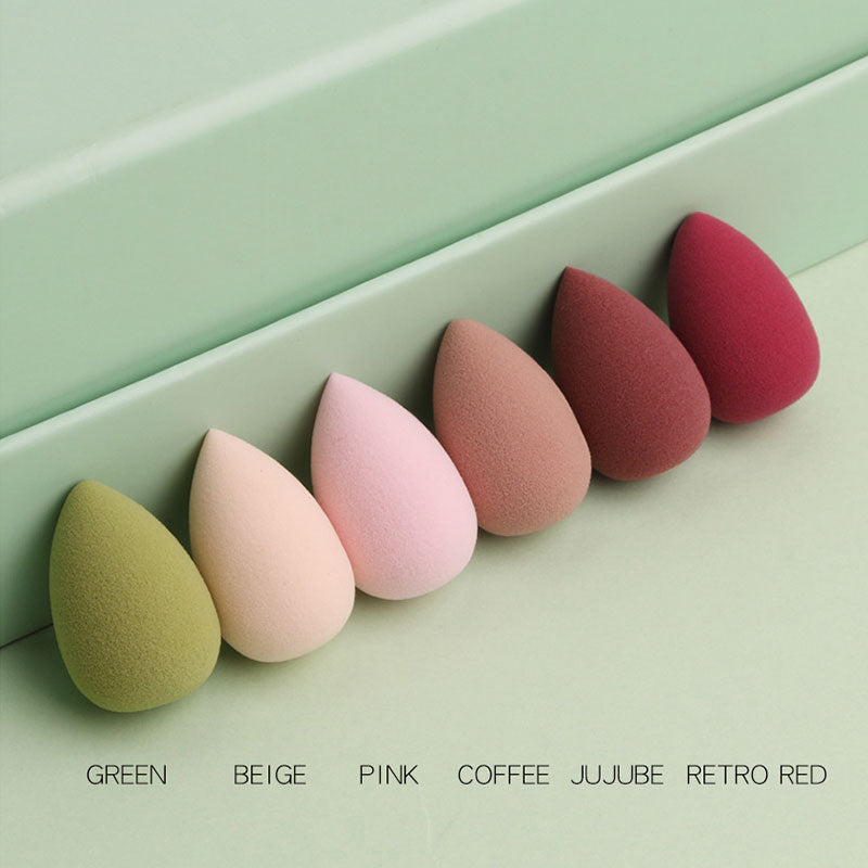 30pcs Non-Latex Makeup Sponge Beauty Sponge Blender Set Foundation Blending Sponges