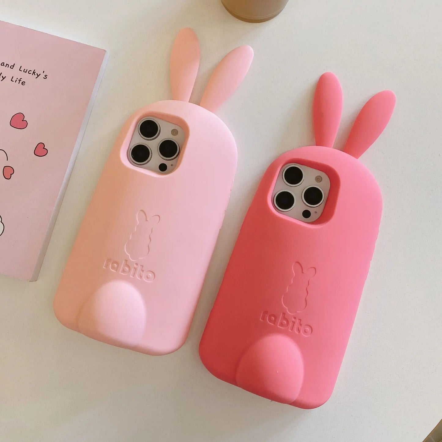 Funda para teléfono linda kawaii con purpurina líquida y arenas movedizas de color rosa gatito