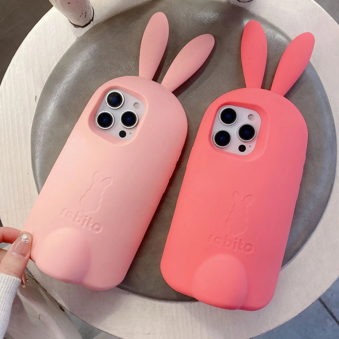 Funda para teléfono linda kawaii con purpurina líquida y arenas movedizas de color rosa gatito