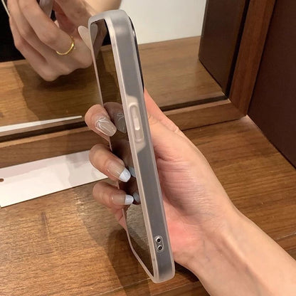 Cute Pink Bow Silicone Phone Case for iPhone 17 16 15 14 13 12 11 Pro Max X Xr 7 8