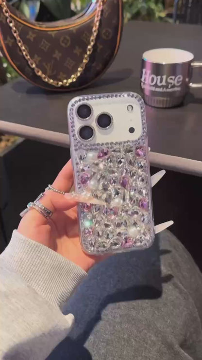 Full Diamonds Phone Case For iPhone Glitter Back Cover