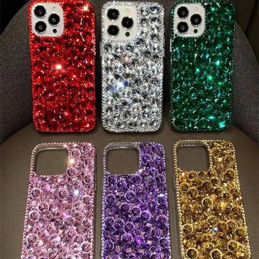 Full Diamonds Phone Case For iPhone Glitter Back Cover