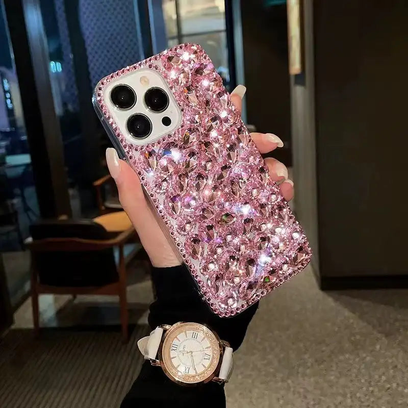 Full Diamonds Phone Case For iPhone Glitter Back Cover