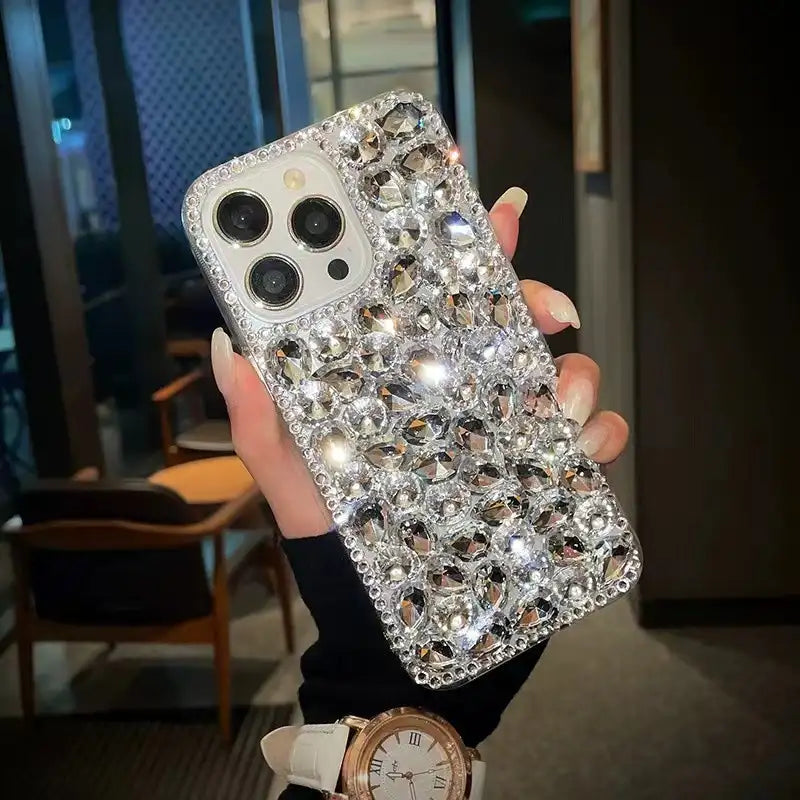 Full Diamonds Phone Case For iPhone Glitter Back Cover