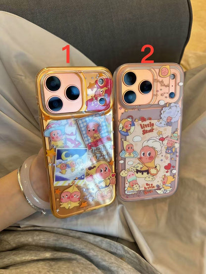 Cute Cartoon Twinkle Twinkle Clear Phone Case For iPhone 17 16 16e 15 14 13 Pro Max Plus