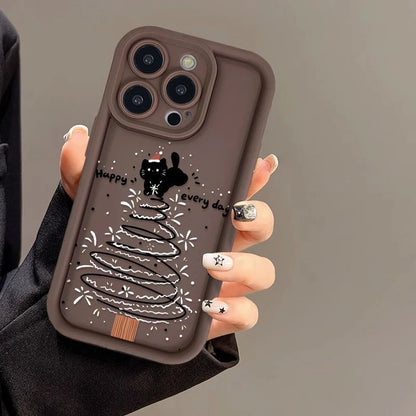 Cat Silicone Phone Case for iPhone