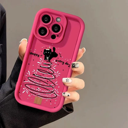 Cat Silicone Phone Case for iPhone
