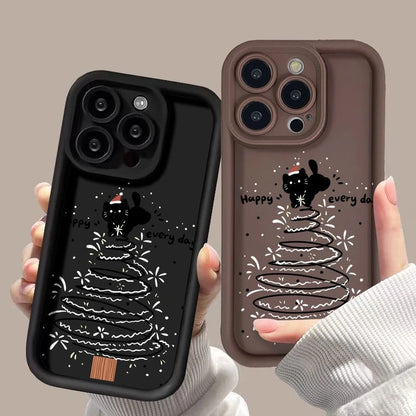 Cat Silicone Phone Case for iPhone