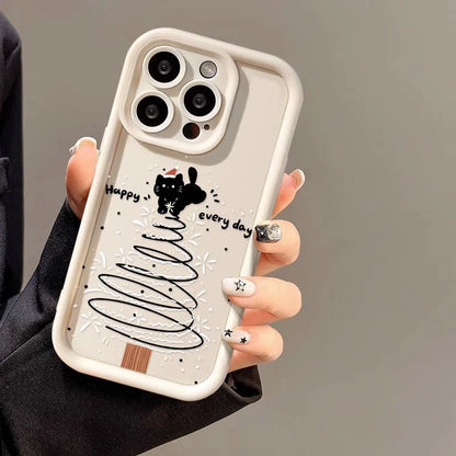 Cat Silicone Phone Case for iPhone