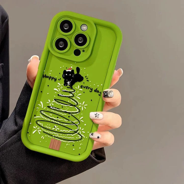 Cat Silicone Phone Case for iPhone