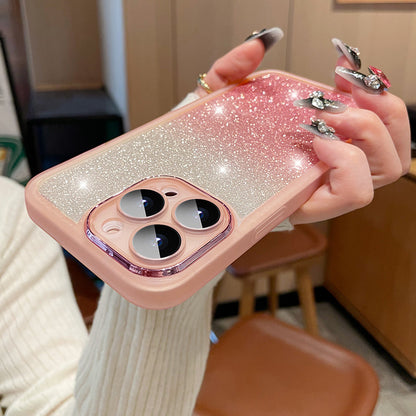 Luxury Glitter Shockproof Clear Soft Compatible with iPhone Case