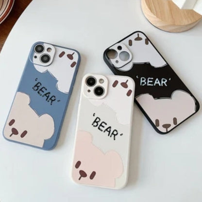 Lindo oso de dibujos animados compatible con iPhone Case