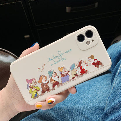 Couple d'animaux de dessin animé mignon Coque et skin adhésive iPhone