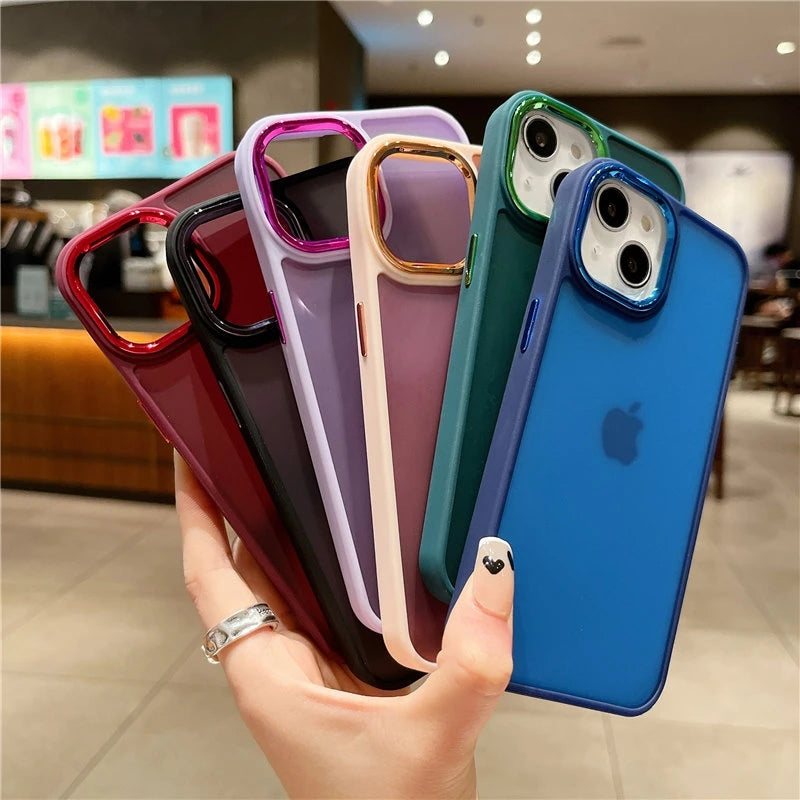 Electroplated Matte Compatible with iPhone Case