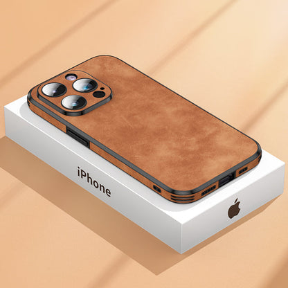 Cuero comercial compatible con funda para iPhone