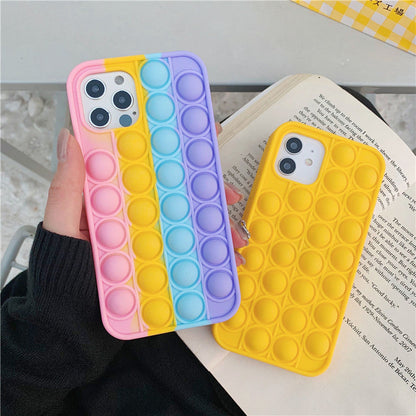 Push Pop Bubble Fidget Sensory iPhone Case Anxiety Relief