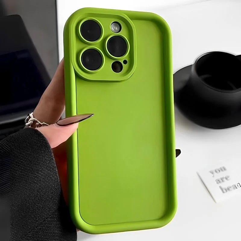 S057a709fd14648b88d3eef07c6f38db9W.webp Candy Color Soft TPU Case For iPhone 17 Air 16 14 15 Pro Plus 13 12 11 Pro Max 16e XR XS Shockproof Silicone Phone Cover Fundas
