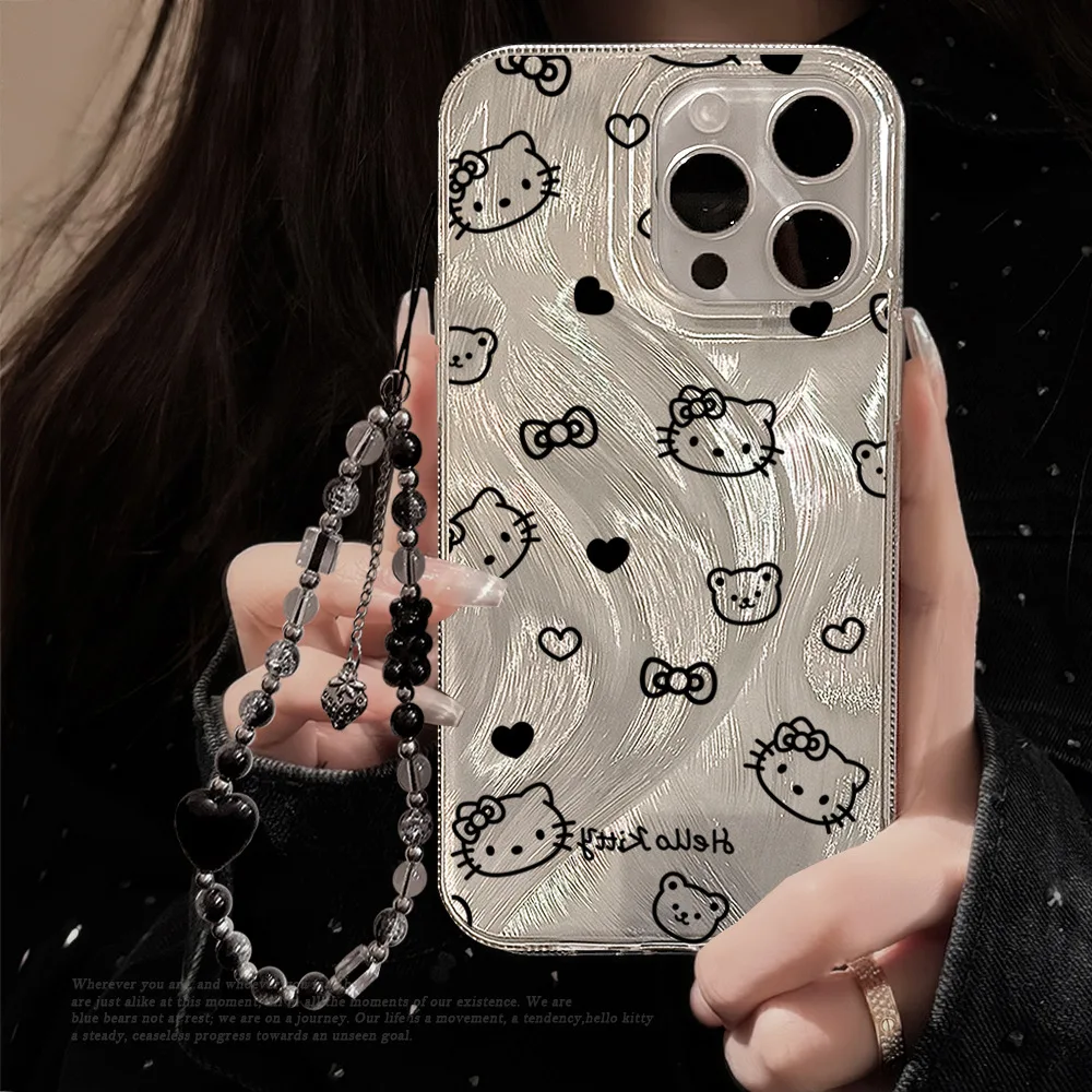 S121584501e924abd8262b1d00044a5b9Z-1.webp Cartoon Kitty Phone Case For iPhone 17 16 15 14 13 12 11 Pro Max Fall prevention Y2K Shockproof Cover