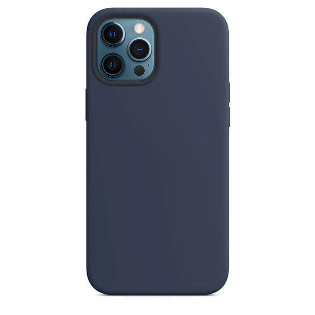 Original Official Logo Silicone Phone Cases for iPhone 11 12 13 14 15 Pro Max Skin for Apple iPhone 13 14 11 Pro Full Cover case