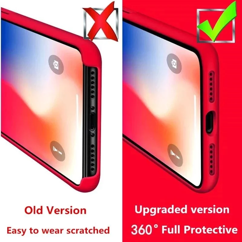 Original Silicone Case For iPhone 13 16 15 14 12 Pro Official Apple Cover for iPhone 15 16 Plus 13 11 12 14 15 16 Pro Max Cases