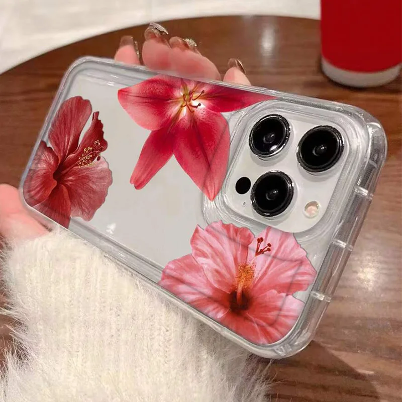 S6f6e7dc520ab431494ee633d0ee7efd5T.webp Cherry Flower Print Clear Case For iPhone 17 Air 16 15 14 13 Pro Max 11 12 Mini X XR XS 7 8 Plus SE2 Stylish Shockproof Cover