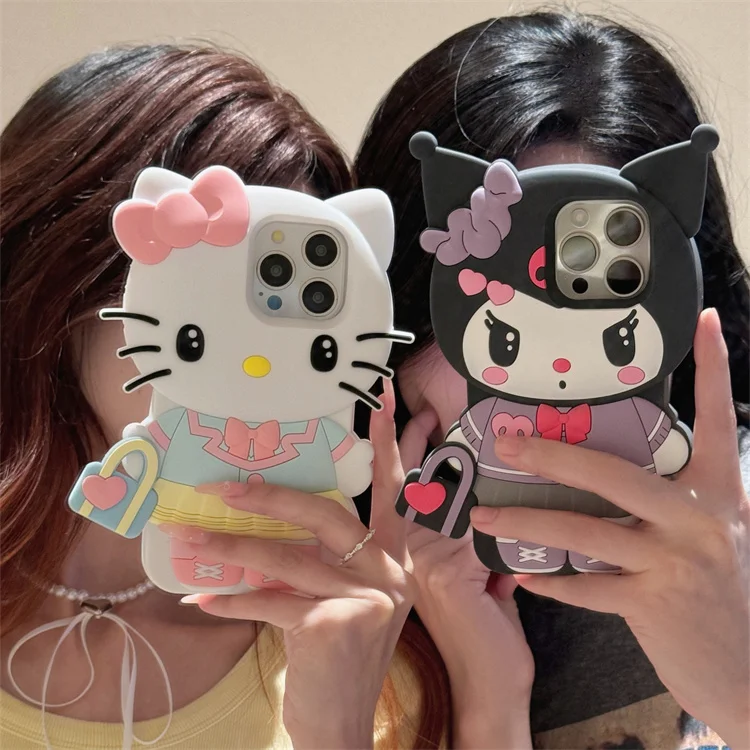 S746247d34b01485881f948c996173770q-3.webp Handbag Kitty Cat Kurom Case For iPhone 17 16 15 14 13 12 11 Pro Max Silicone Soft Cover