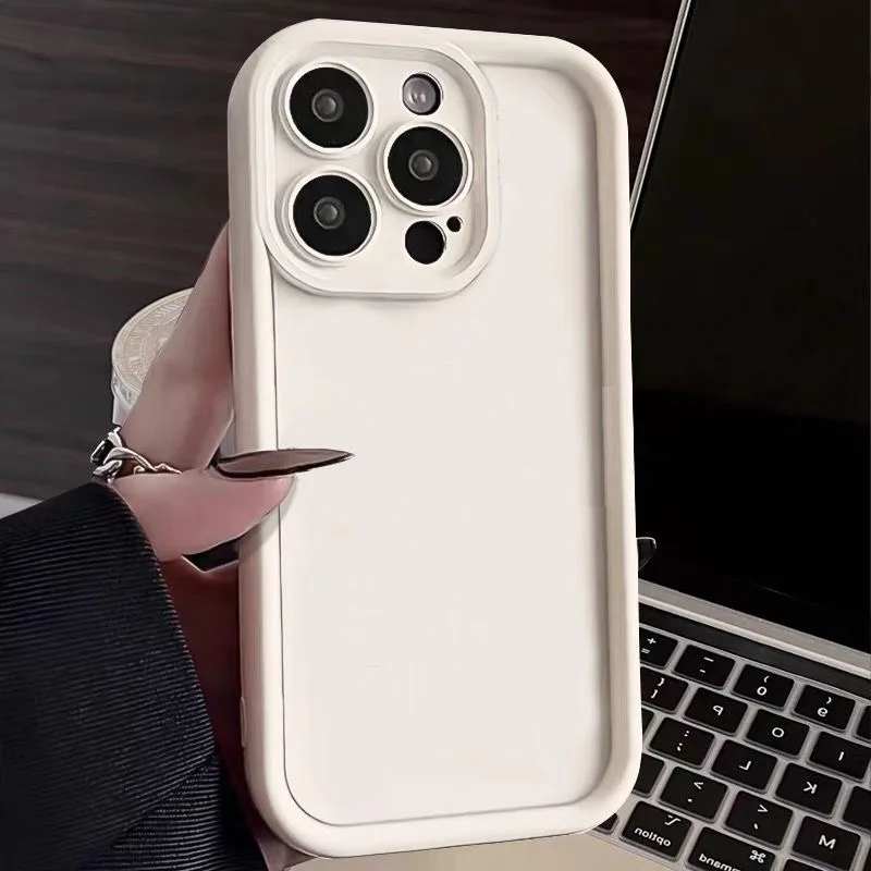 Sd0ca792d67bb4f79aba6e36db88684ecP.webp Candy Color Soft TPU Case For iPhone 17 Air 16 14 15 Pro Plus 13 12 11 Pro Max 16e XR XS Shockproof Silicone Phone Cover Fundas
