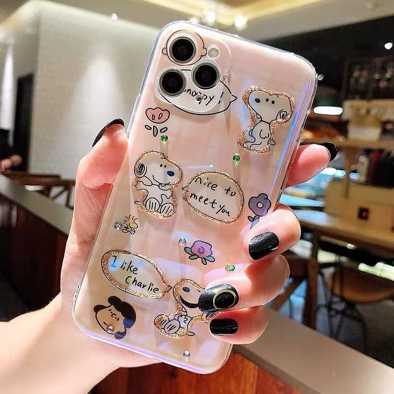 Cartoon Puppy Protective Case Compatible With iPhone