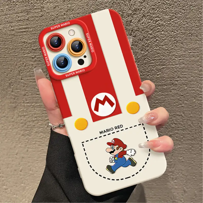 iPhone Beads Series | Mario Liquid Silicone Phone Case