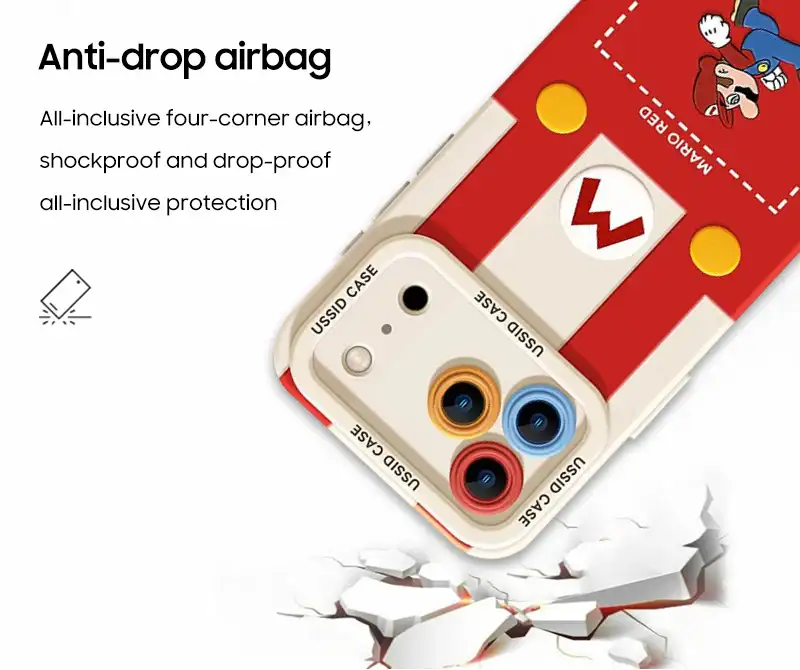 iPhone Beads Series | Mario Liquid Silicone Phone Case