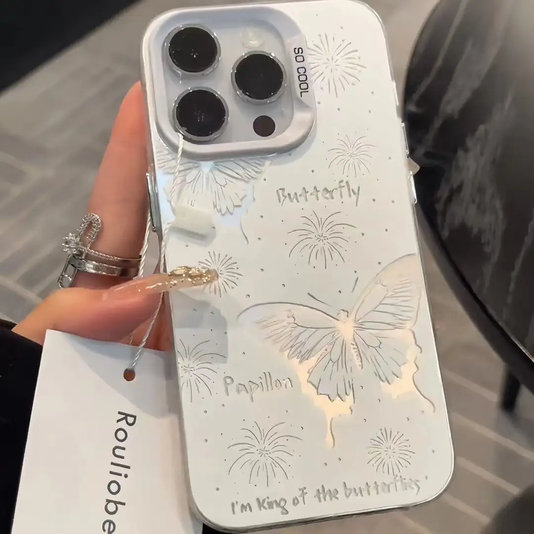 Fireworks Butterfly Protective phone case for iPhone 00001 Fireworks Butterfly Protective phone case for iPhone