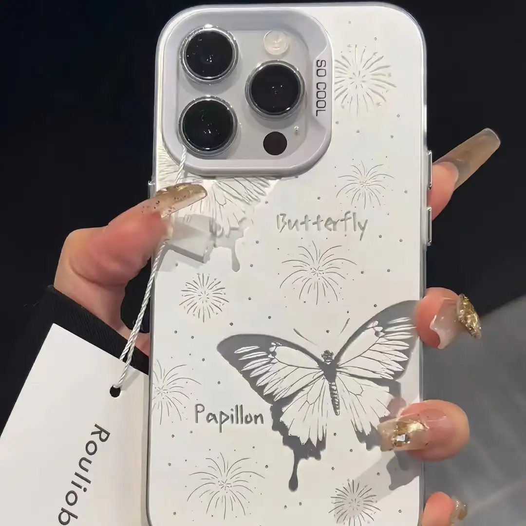 Fireworks Butterfly Protective phone case for iPhone 00002 Fireworks Butterfly Protective phone case for iPhone