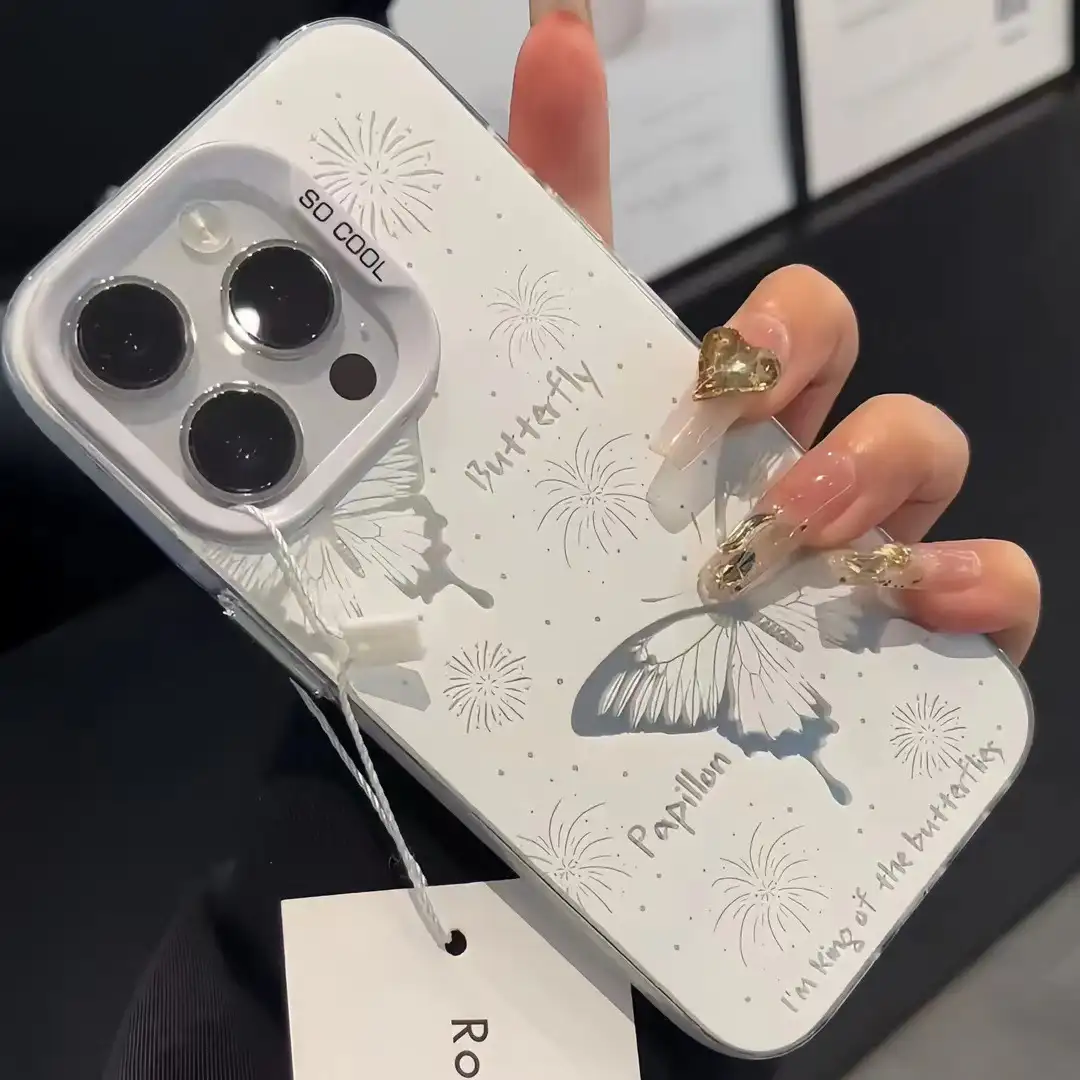 Fireworks Butterfly Protective phone case for iPhone 00003 Fireworks Butterfly Protective phone case for iPhone