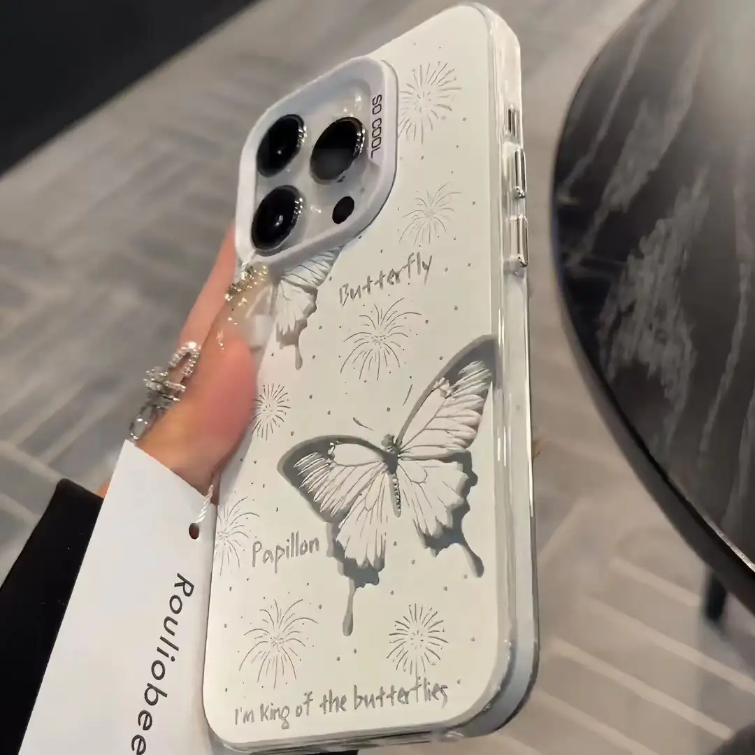 Fireworks Butterfly Protective phone case for iPhone 00004 Fireworks Butterfly Protective phone case for iPhone