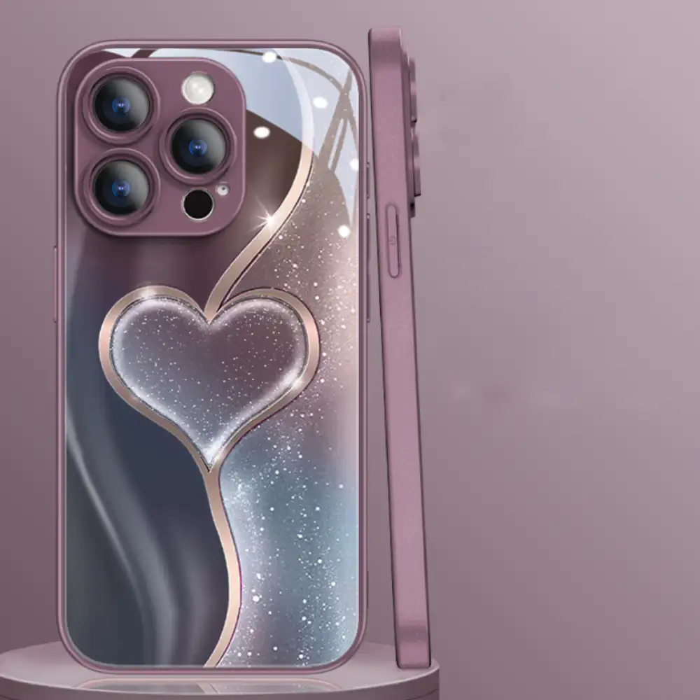 Love Heart Pattern Pink Glass Phone Case For iPhone 17 Air 16 15 14 13 12 11 Pro Max Plus 16E Xr Xs Max 7 8 SE Cover 00003 Love Heart Pattern Pink Glass Phone Case For iPhone 17 Air 16 15 14 13 12 11 Pro Max Plus 16E Xr Xs Max 7 8 SE Cover