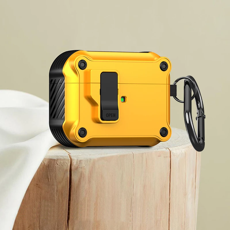 S034426490def442590dd1cca89abe0fcT.webp Security Lock Cover AirPods Pro 3 2025 Case AirPods Pro2 Pro 2nd 2023 Cases Shockproof Cover AirPods 4 4th 3 Fundas