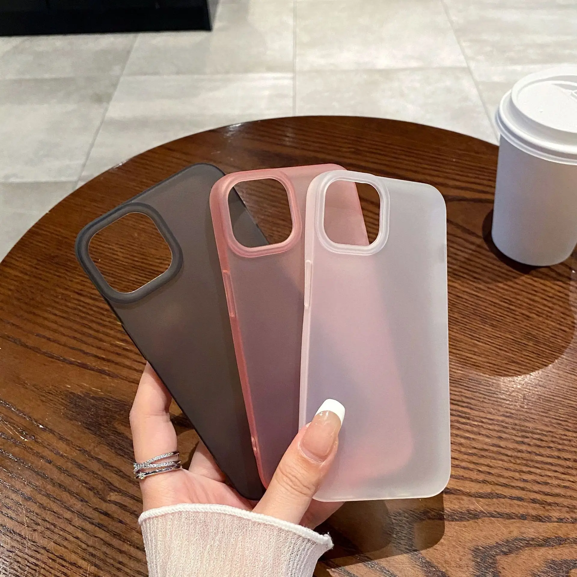 S038c8f6d8b5d4d6aa44968c89f319383H.webp Soft Silicone Matte Transparent Phone Case For iPhone 17 16 15 14 13 12 11 Pro Max X XS XR 7 8 Plus Ultrathin Shockproof Cover