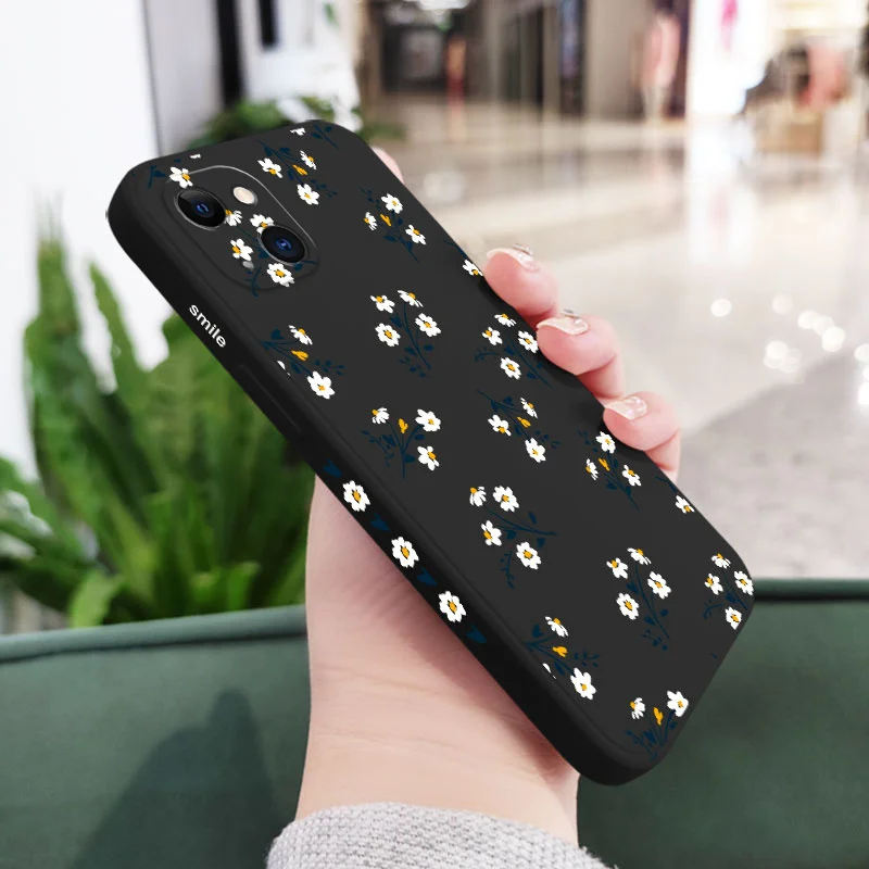 S038eec1b1d064e0c8706308bb006d309x.webp Nice Flowers Phone Case For iPhone 17 Air 16 16e 15 14 13 12 11 X XR XS Plus Pro Max Mini Silicone Cover