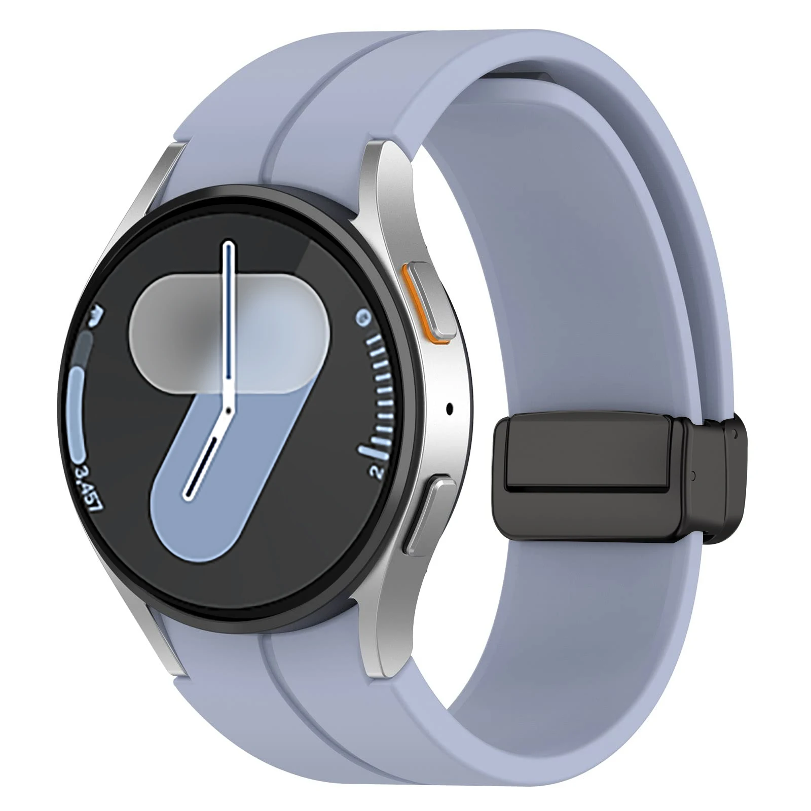 S052d19ab0a654047bced61455769b980T-2.webp Original Silicone Band For Samsung Galaxy Watch 7 6 5 4 FE 44mm 40mm/5 pro 45mm Magnetic Bracelet watch6 Classic 43mm 47mm strap