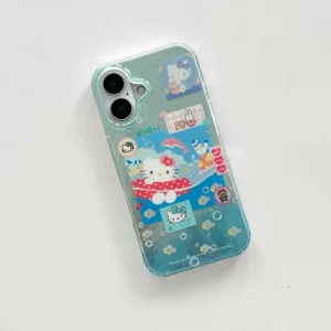 S053979141e92411fb2387b9bca95ac345.webp Y2k Girl Summer Blue Oceans Kitty Cats for IPhone 16 Promax Phone Case All Inclusive 14 13 Pro 15 Plus Protective Cases