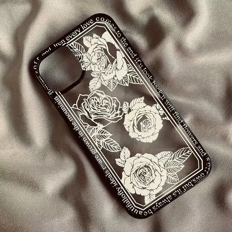 Vintage Floral Butterfly Clear Phone Case For iPhone 17 Air 16 15 14 13 12 11 Pro Max 17 15 16 Pro 16 Plus 16E Shockproof Cover