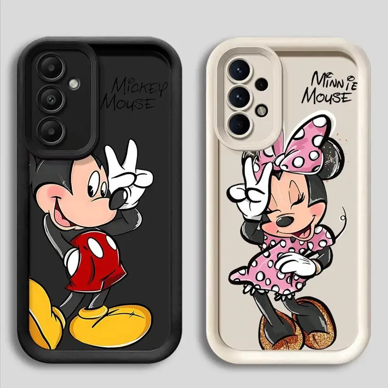 Mick Minni Cartoon Mouse Phone Case For Samsung Galaxy A14 A15 5G S21 S22 S23 S245G FE Plus Ultra A25 A35 A52 A53 A54 A55 5G