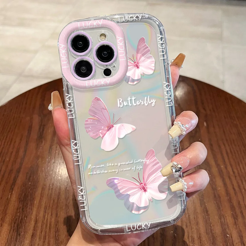 Cut Cat Aninal Phone Case For iPhone 13 Funda iPhone 15 11 16 14 17 Pro Max Air 12 7 8 Plus SE 2020 17promax Silicone Soft Cover