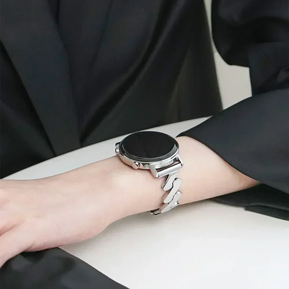 S08d9ea79b33f4c4d8b6842649aa72b03W.webp 18mm 20mm 22mm Luxury Metal Strap for Samsung Galaxy Watch 7/6/5/4 40mm 44mm Women Band for Huawei GT5 GT4 GT3 46mm Amazfit GTS4