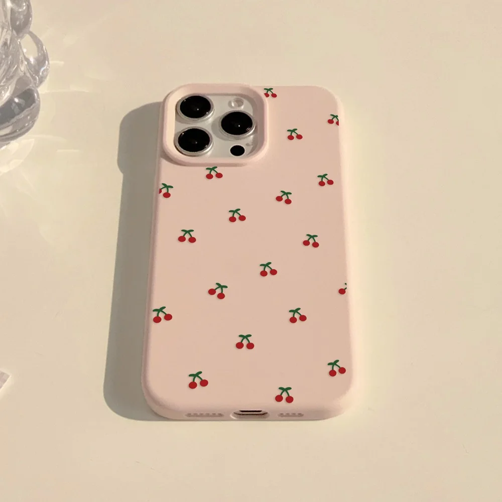 S096e2a2483244dc29c8e07044cfed8d2q.webp Cute Cartoon Cherry Pattern Phone Case For iPhone 17 16 15 14 13 12 11 Pro Max Plus Silicone Shockproof Cases Cover