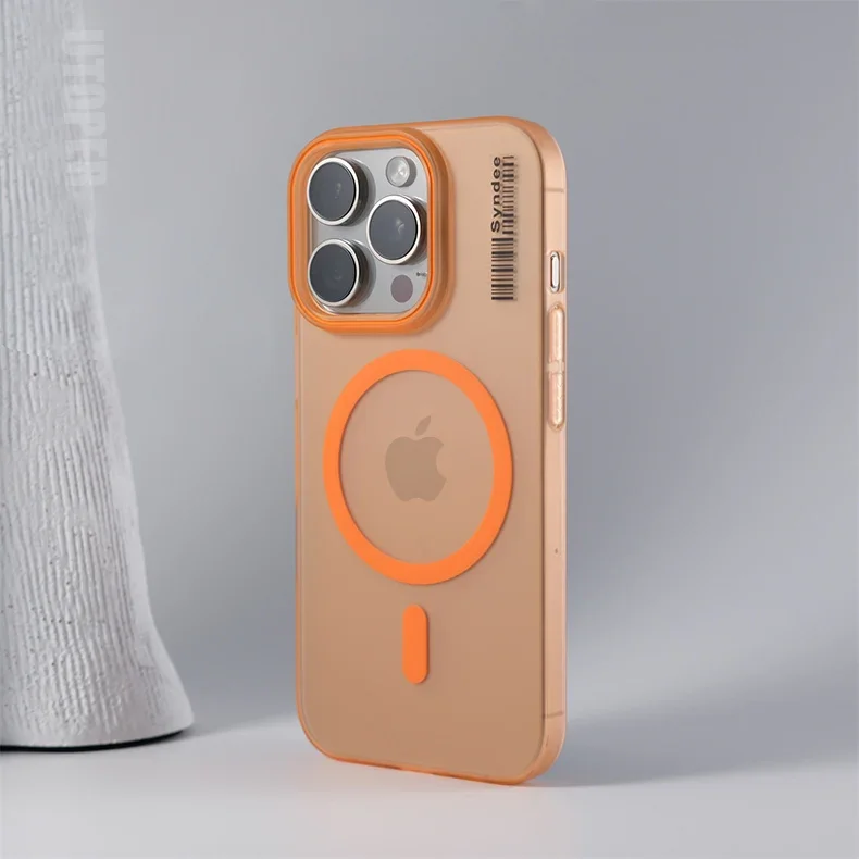 S0c90cc34945342d0b69ebeb11df9b05cQ.webp New Ultra Thin Matte Magnetic Mobile Phone Case For iPhone 16 15 14 13 12 11 Pro Max Plus Translucent Hard PC Shockproof Cover