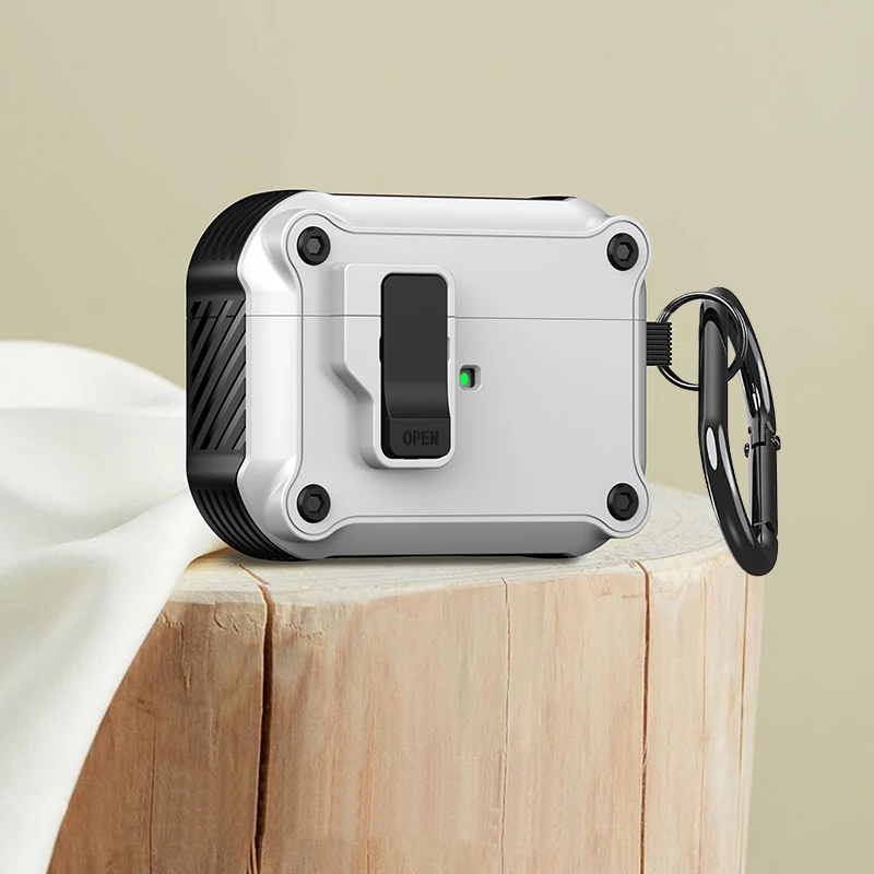 S0ccf9ff3d6b749bfa3c9359de21fb588U.webp Security Lock Cover AirPods Pro 3 2025 Case AirPods Pro2 Pro 2nd 2023 Cases Shockproof Cover AirPods 4 4th 3 Fundas