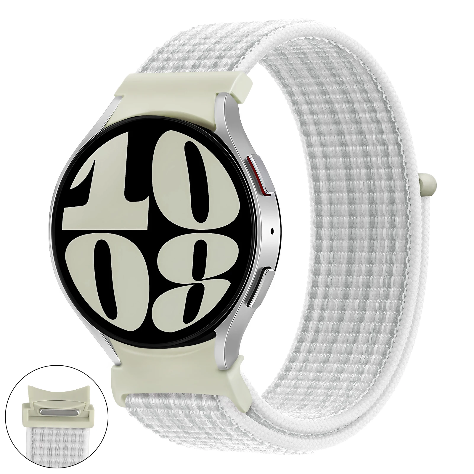 Nylon loop Band For Samsung Galaxy Watch 7 6 5 4 44mm 40mm 5 pro 45mm Sport 20mm bracelet Galaxy Watch6 Classic 47mm 43mm Strap