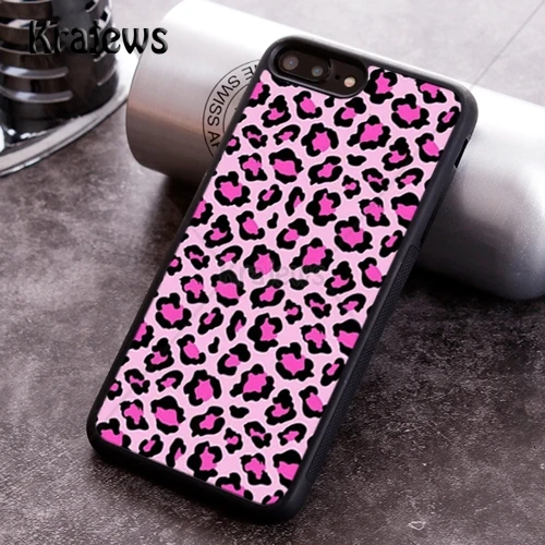 Krajews Colorful Leopard Texture Phone Case For iPhone 17 Air 16 15 14 11 12 13 Pro MAX Plus cover shell coque
